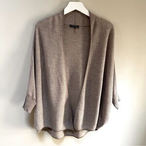 Eileen Fisher~Lightweight Italian Wool Cocoon Open Front Cardigan in size Small